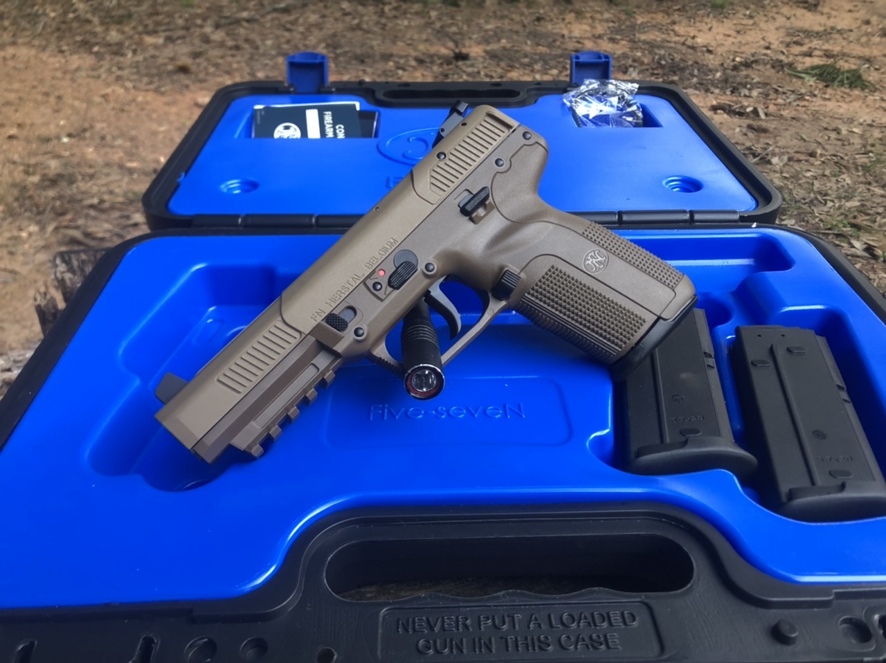 NEW FNH FiveSeven Five-Seven Five Seven 5.7x28MM FDE