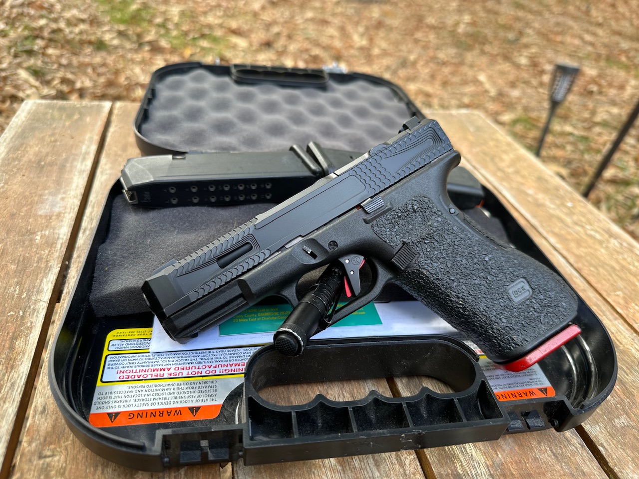 Glock 45 Zaffiri Slide MOS 9MM