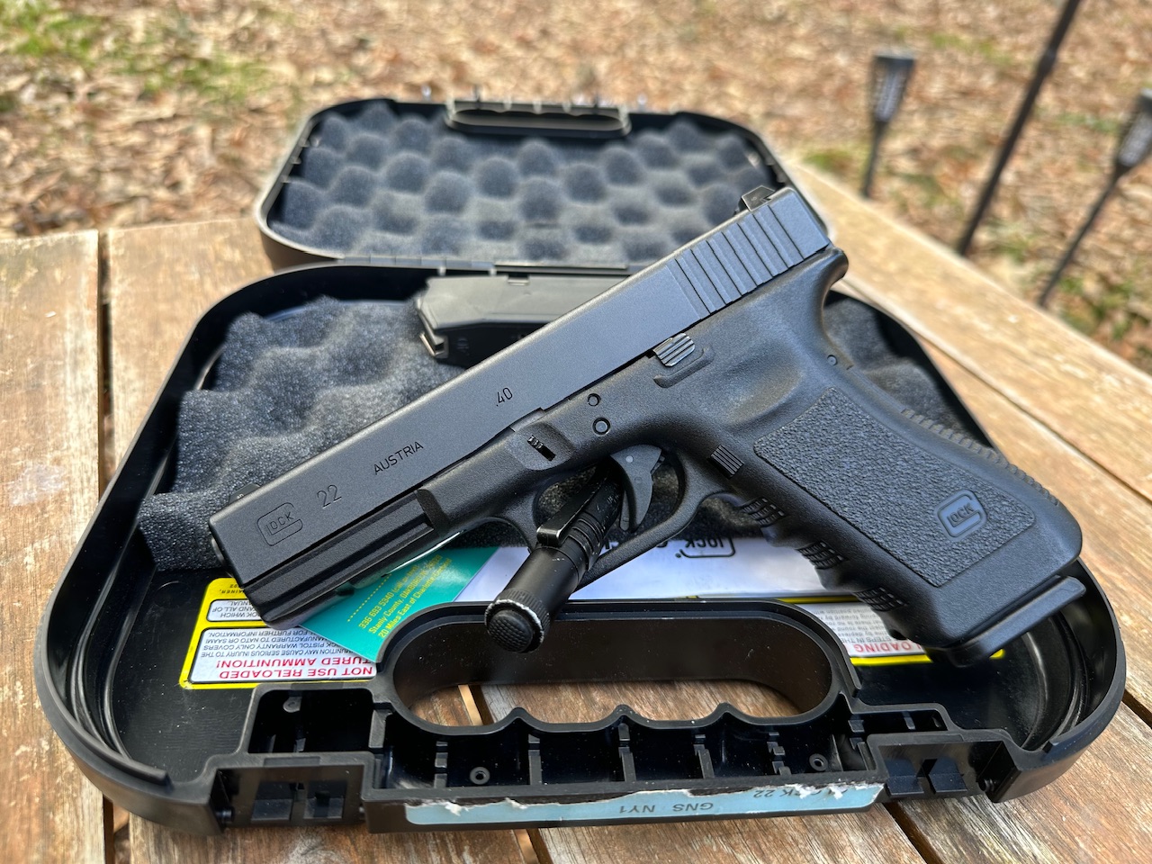 Glock 22 Gen3 40S&W Night Sights