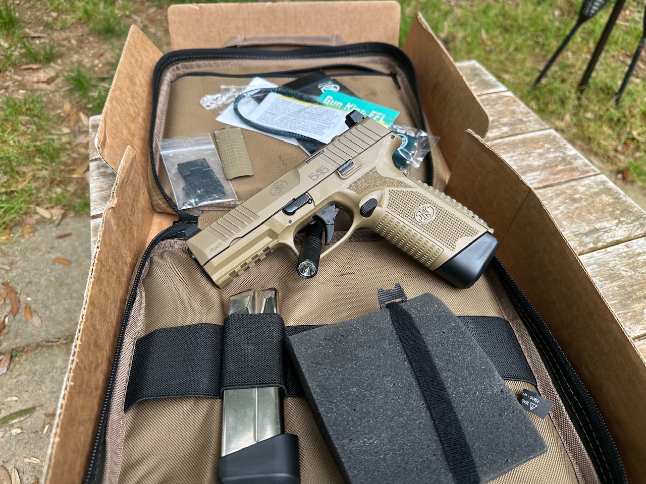 FN 545 MRD 45ACP FDE