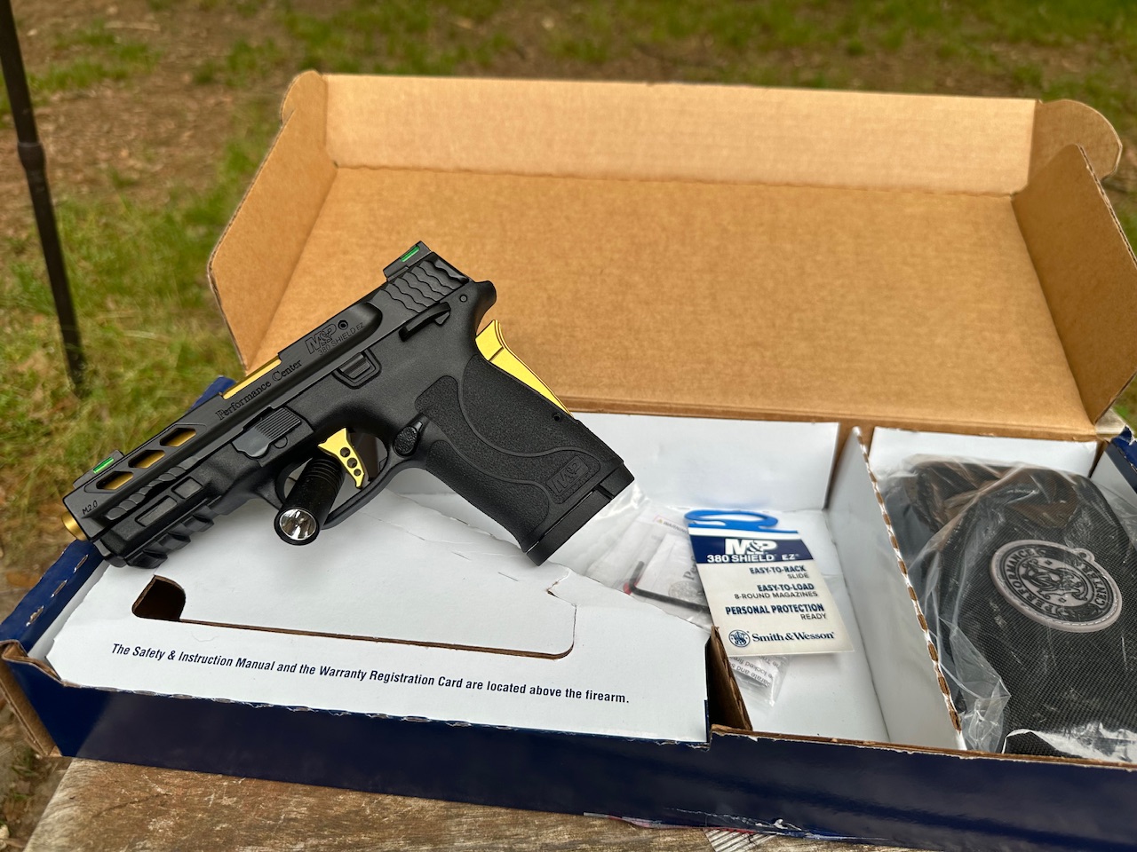 S&W Performance Center Shield 380 EZ 380ACP