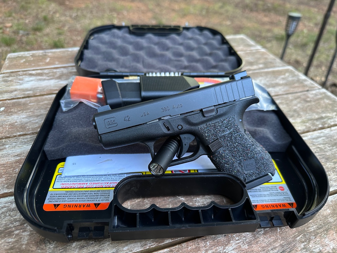 Glock 42 380 ACP Night Sights