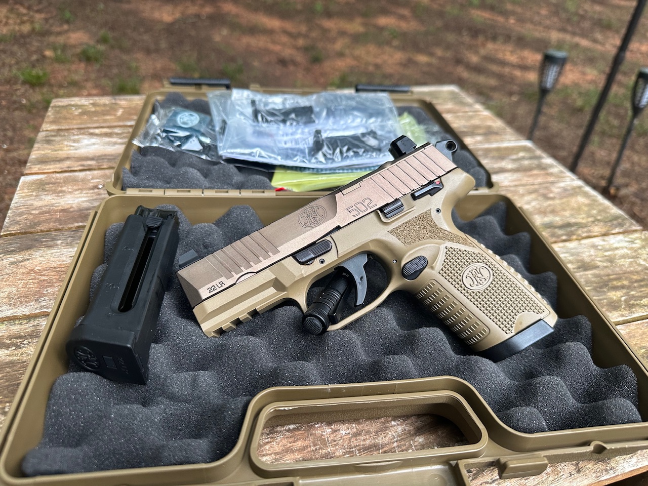 FN 502 MRD 22LR FDE