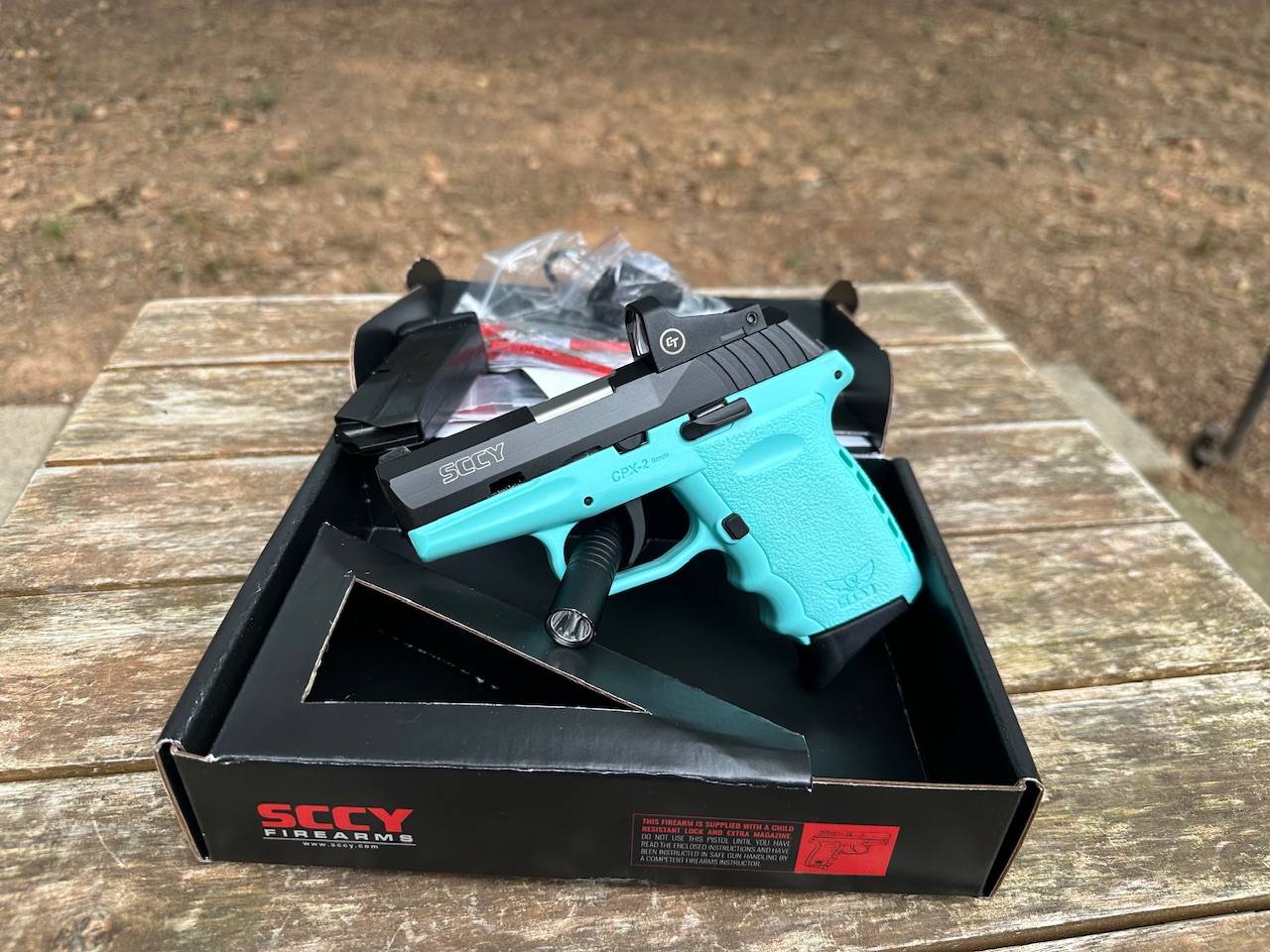 SCCY CPX2 9MM Crimson Trace Red Dot